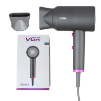 Фен VGR V-400 1800–2000 Вт з насадками, професійна сушка